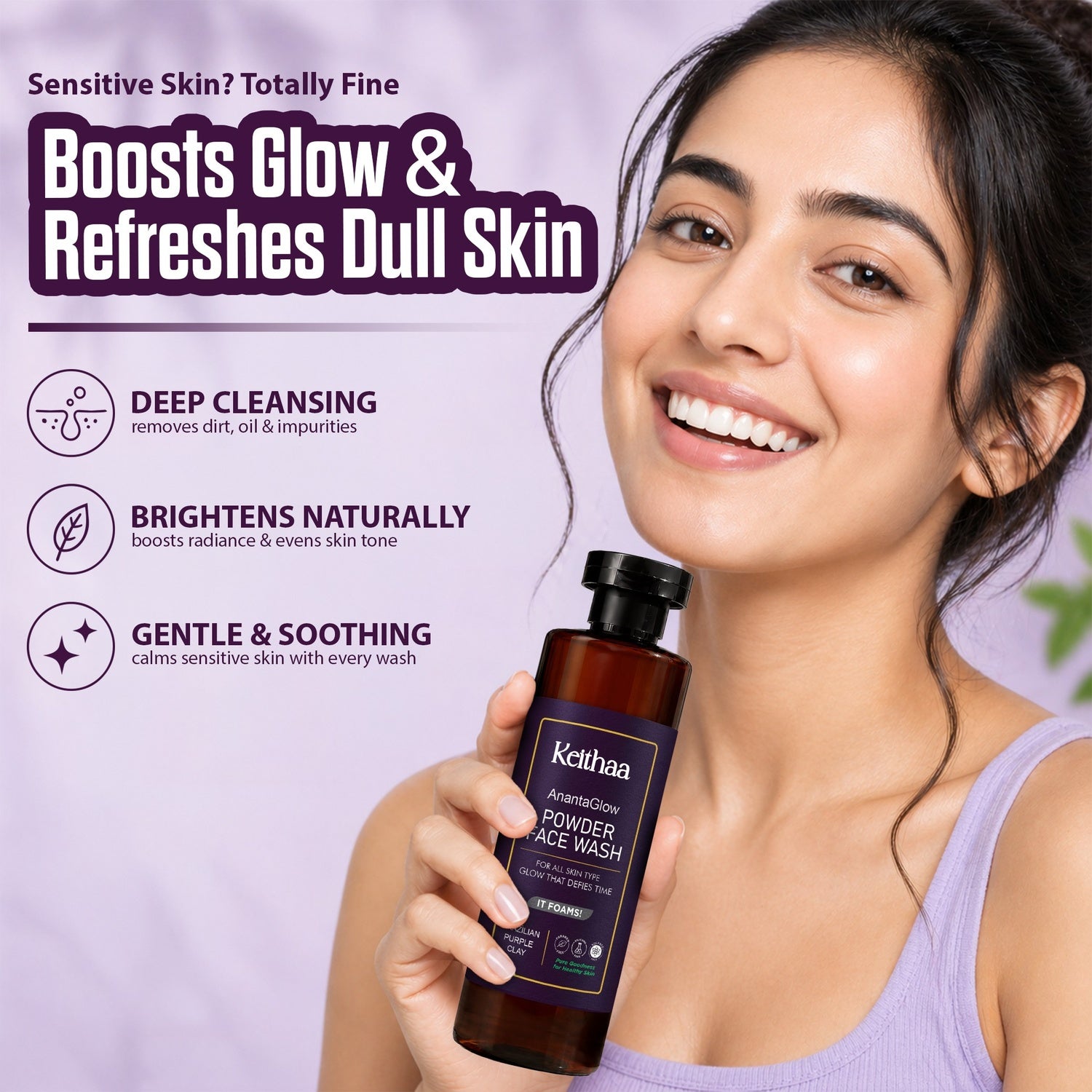 AnantaGlow Powder Face Wash