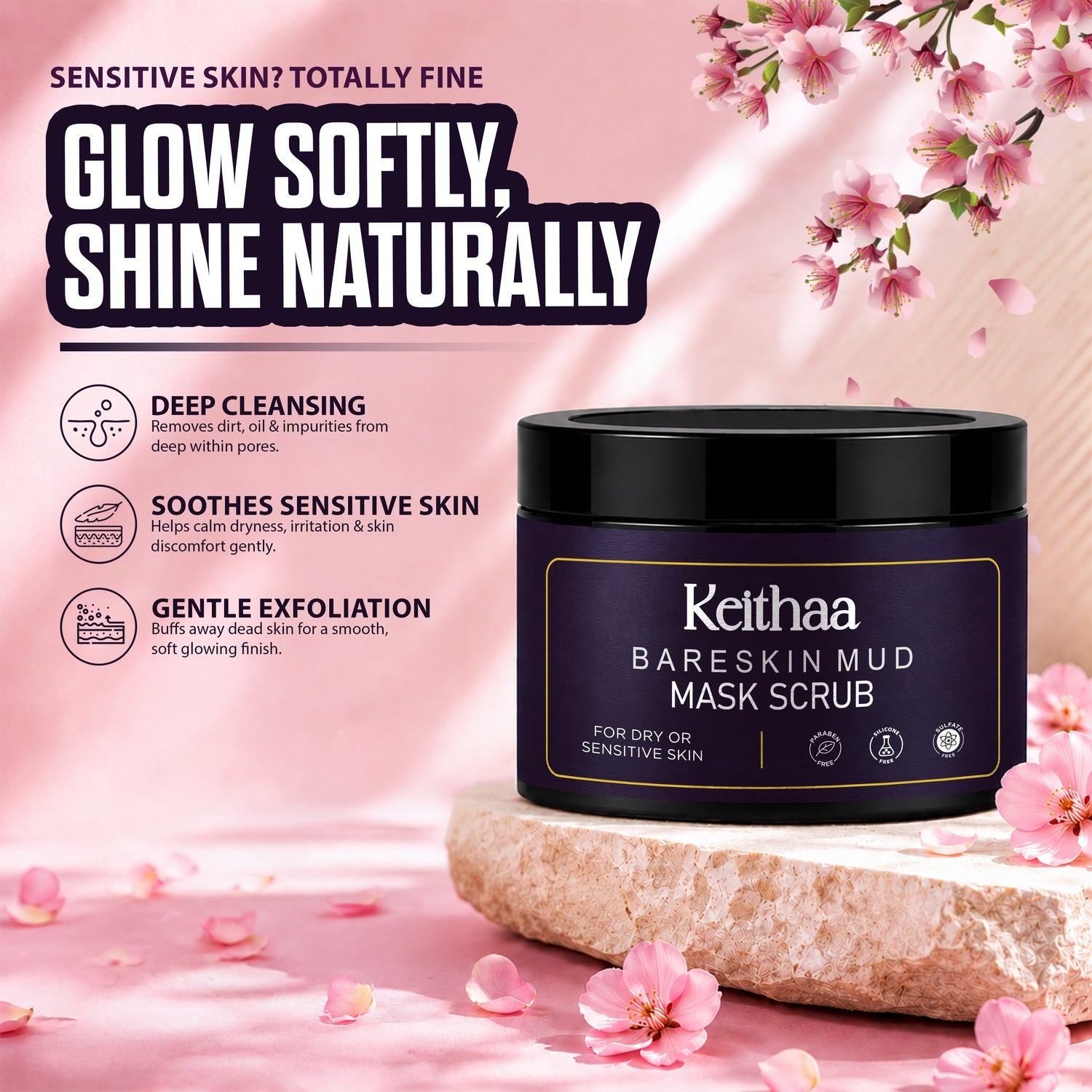 Bareskin Mud Mask Scrub