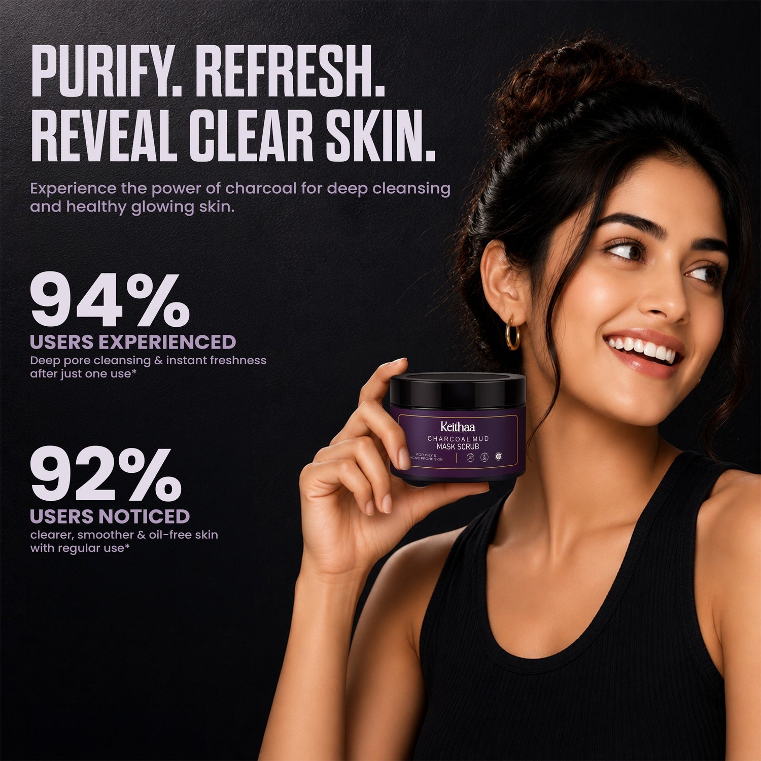 Charcoal Mud Mask Scrub