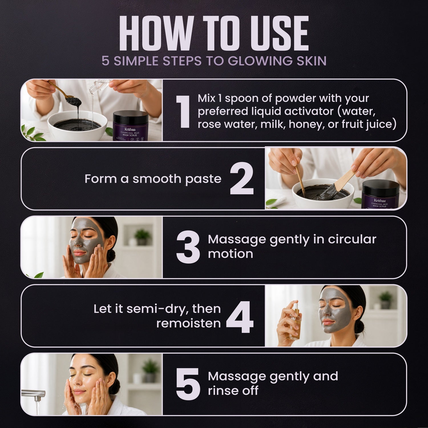 Charcoal Mud Mask Scrub