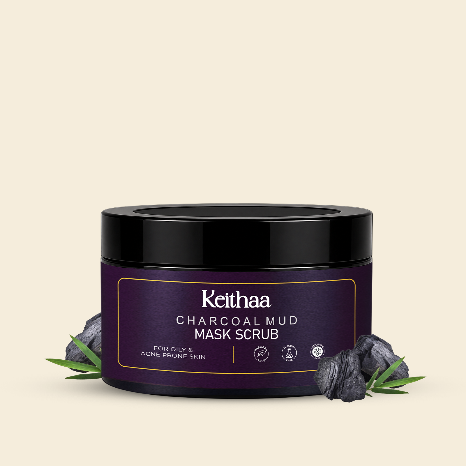 Charcoal Mud Mask Scrub