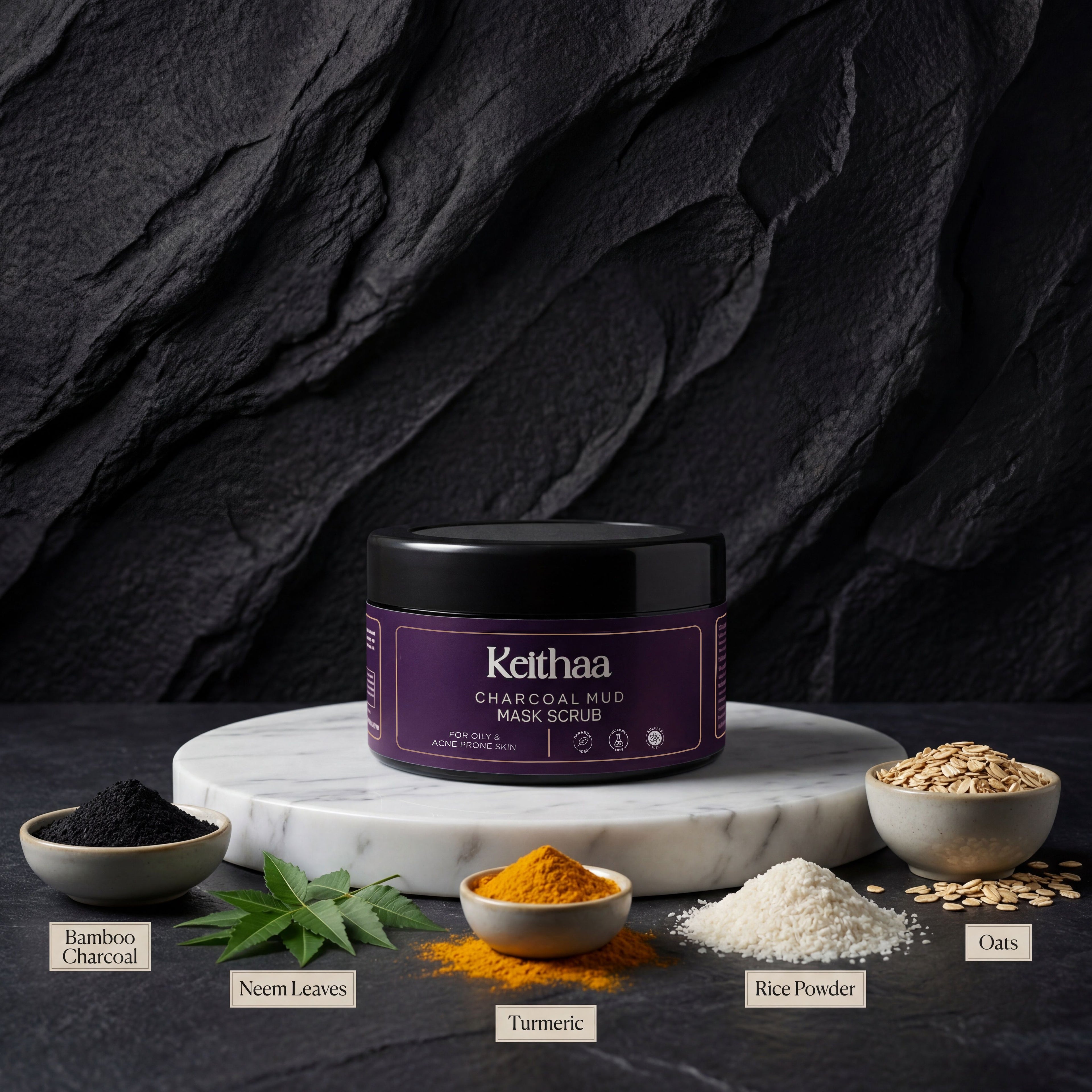 Charcoal Mud Mask Scrub