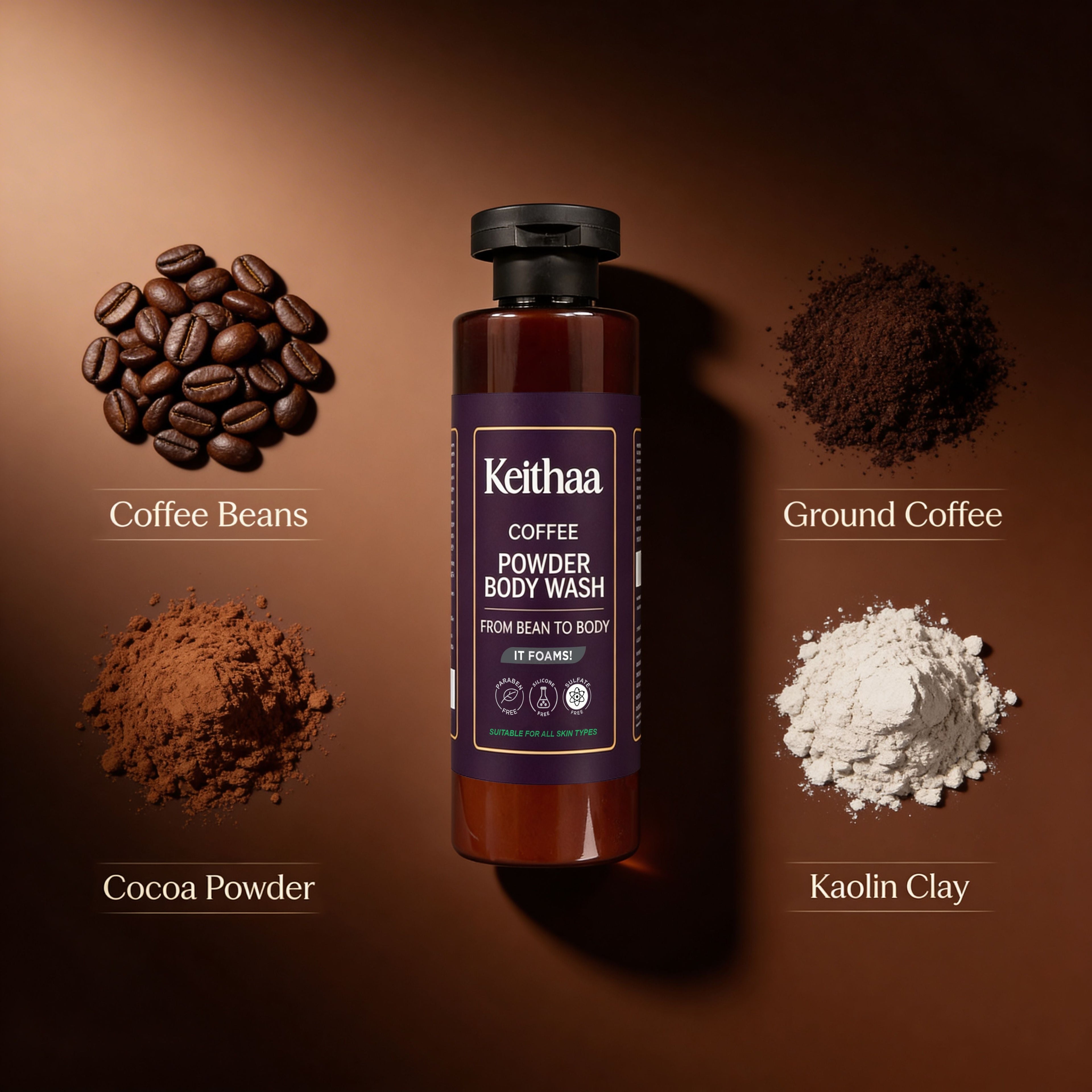 Coffee Powder Body Wash
