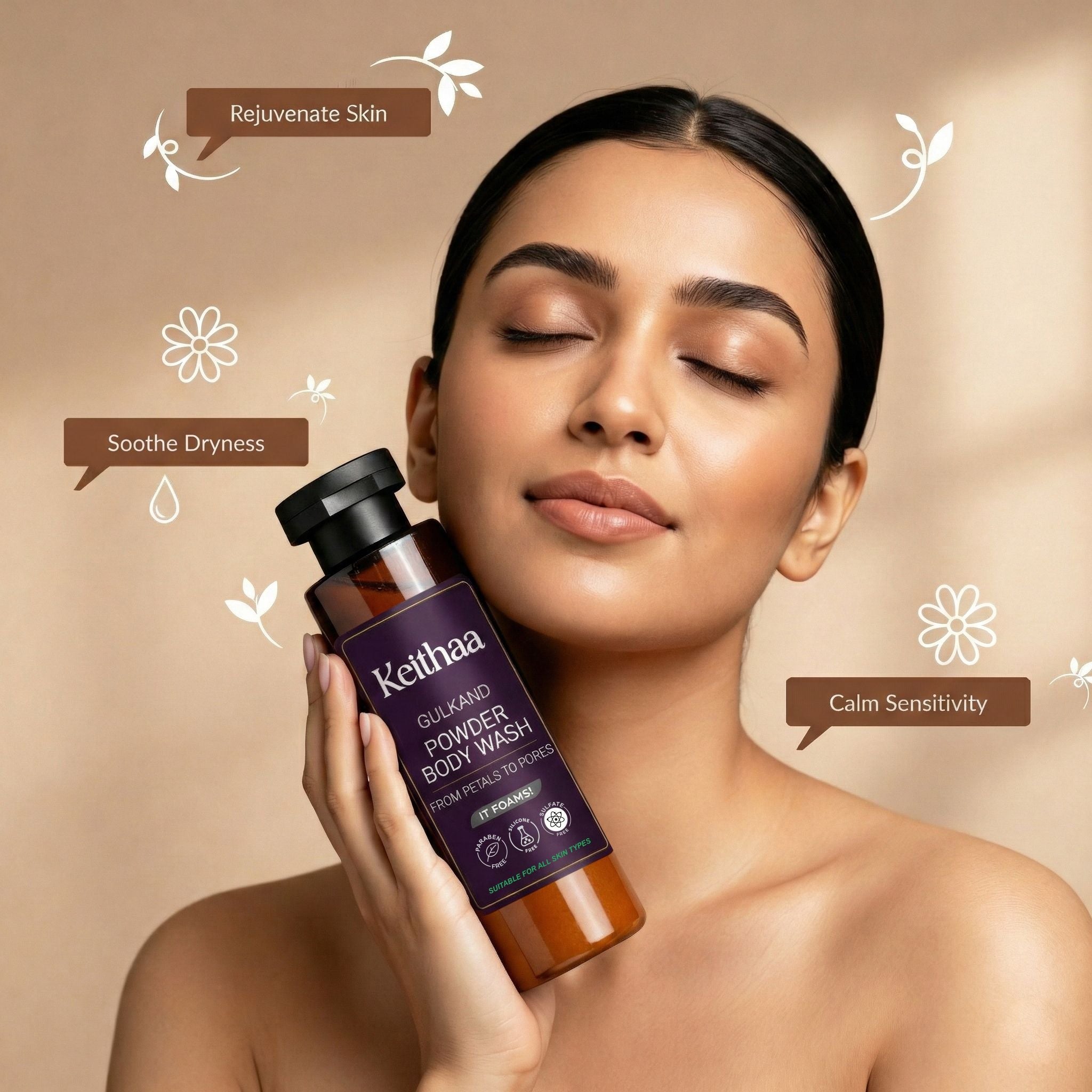 Gulkand Powder Body Wash