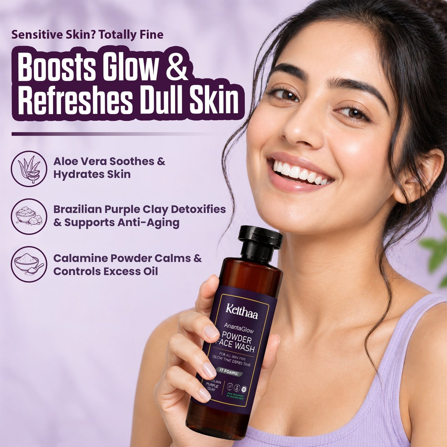AnantaGlow Powder Face Wash
