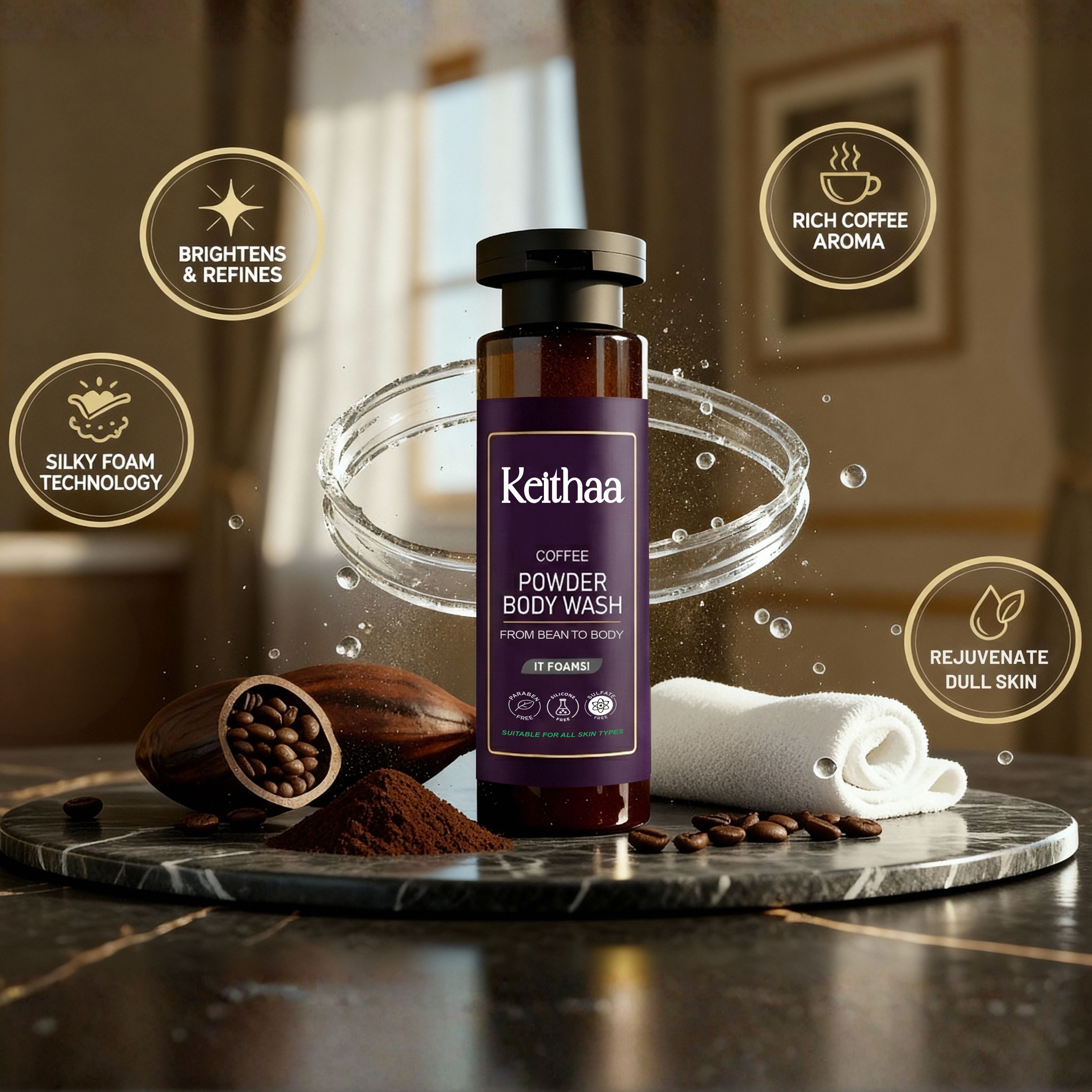 Coffee Powder Body Wash