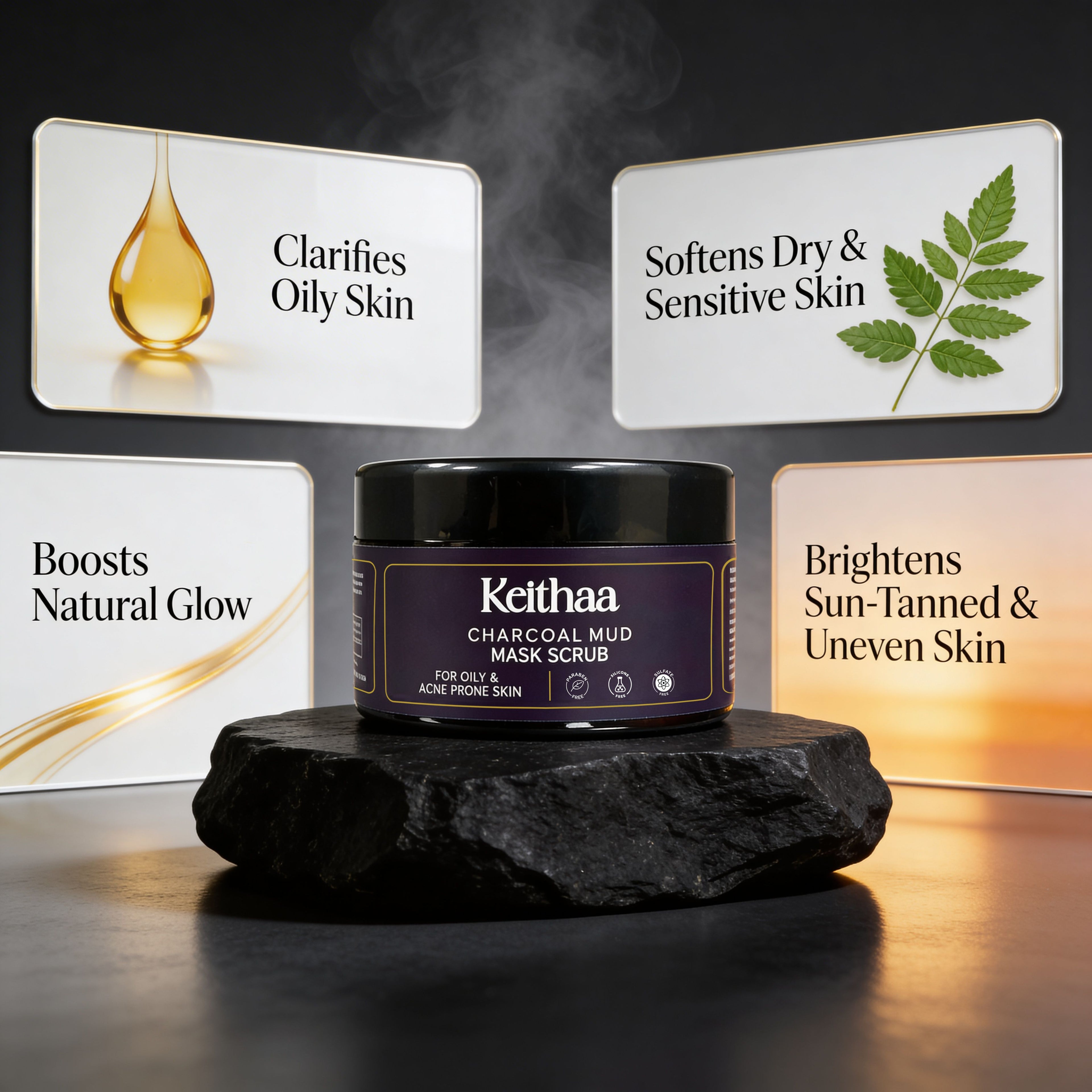 Charcoal Mud Mask Scrub