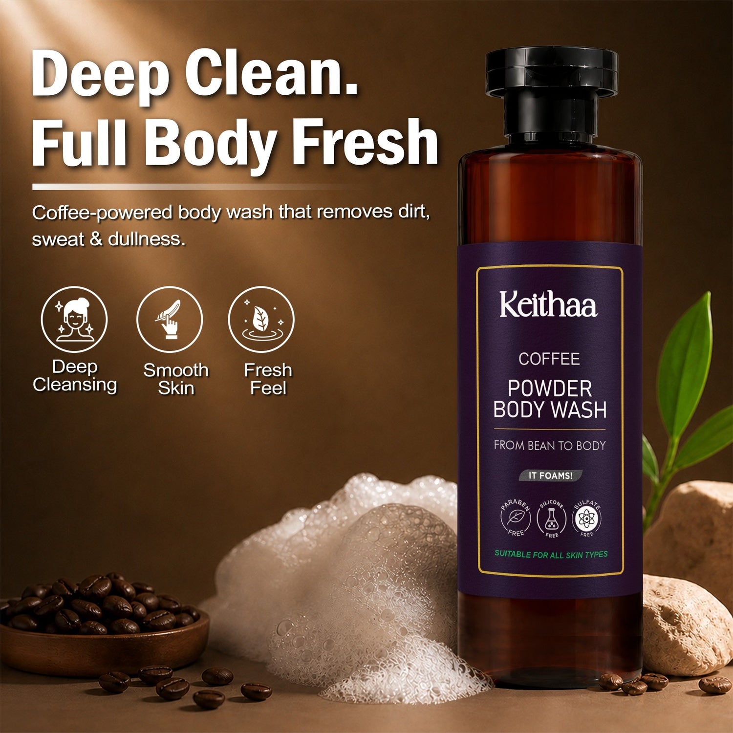Coffee Powder Body Wash