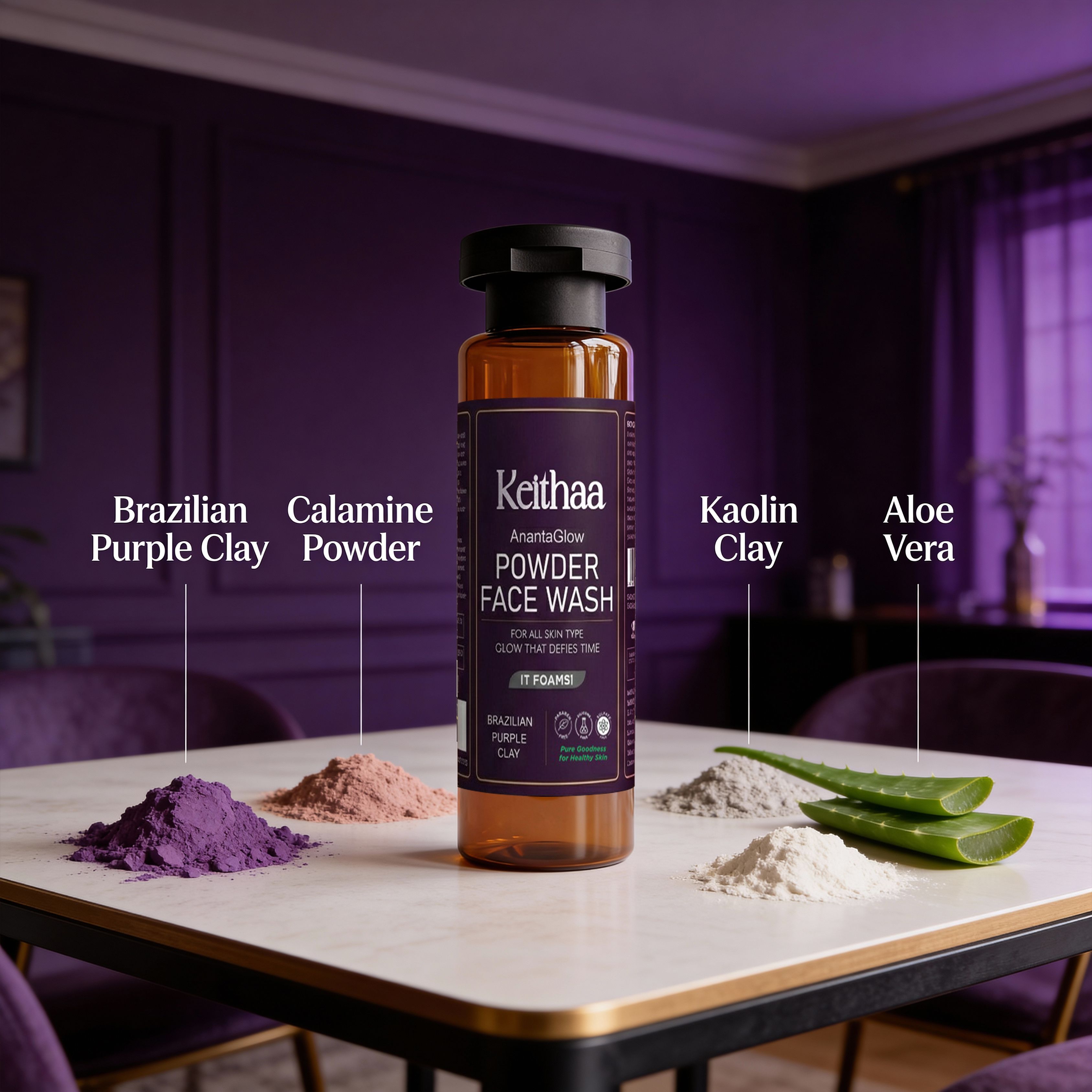 AnantaGlow Powder Face Wash